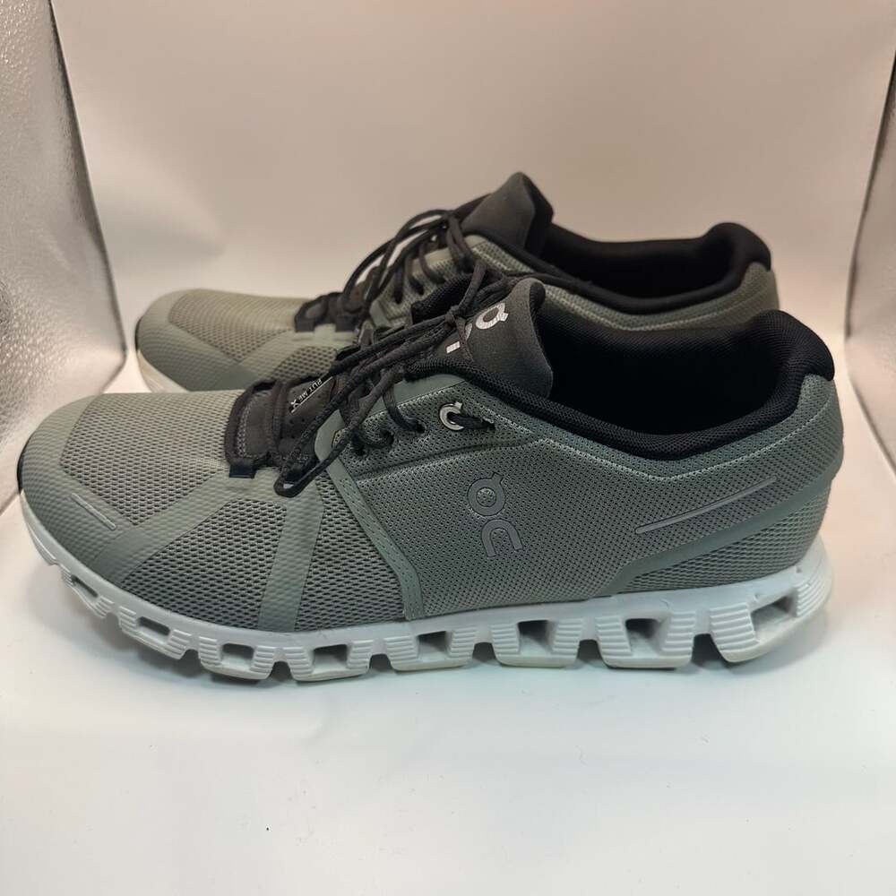On Cloud 5 Sneaker Mens 10 Kelp/Shadow Gray Casual Trail Running Shoes - Picture 7 of 9